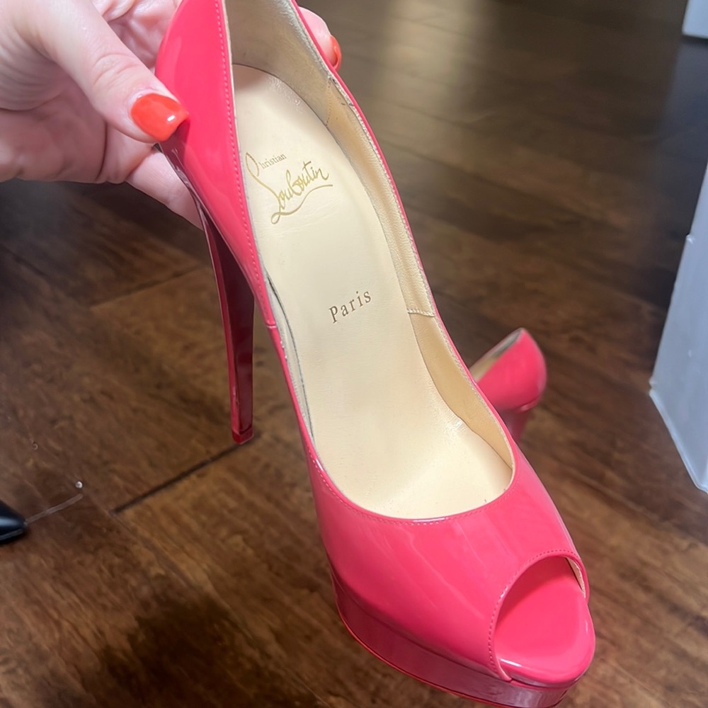 Pink Christian Loubitons